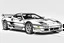 Placeholder: outline art for 1991 Acura NSX coloring pages, white background, sketch style, full body, only use outline, clean line art, white background, no shadows and clear and well