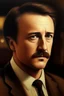 Placeholder: Fat edward norton burguese mustache at the casino oil canvas.