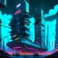 Placeholder: cyberpunk retro futuristic for comics from far away