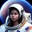 Placeholder: A girl with a dream of going to space one day and a bright future at head of her