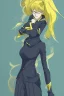 Placeholder: Portrait lady, full body shot, full-color medium shot YellowLightAcademia