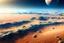 Placeholder: widok na pustynna planetę z kosmosu