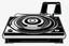 Placeholder: technics.1210,turntable clipart style simple stencil