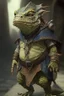 Placeholder: A lizardfolk with the stature of a dwarf