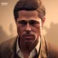 Placeholder: Full body, 3d render, Brad pitt 1800's men style, 1800's hair style, 1800's men clothes style,cleaning house, hyper realistic, octane render, unreal engine 5, 8k, palace background, uhd