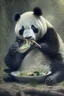 Placeholder: Panda eating