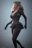 Placeholder: Kim Basinger as evil queen in black leather, busty, cleavage, curvy, angry, happy, stern look. character design by cory loftis, fenghua zhong, ryohei hase, ismail inceoglu and ruan jia. unreal engine 5, artistic lighting, highly detailed, photorealistic, fantasy