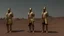 Placeholder: Pharaoh soldiers emerge from inside leather bags