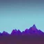 Placeholder: Claymation mountain skyline,Rudolph the red noise reindeer, beautiful, pastel blues and purples, white, aurealis borealis, night