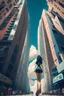 Placeholder: 1000 meters giantess walking in the city