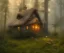 Placeholder: beautiful hyperrealistic cottage in the forest, highly detailed, digital painting, trending artstation, concept art, illustration, cinematic lighting, vibrant colors, photorealism, epic, octane render