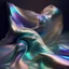 Placeholder: iridescent cloth