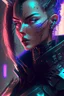 Placeholder: a cyberpunk woman warrior, Intense, Dark, Futuristic, Highly detailed, Digital painting, Artstation, Concept art, Dramatic Lighting, Sharp focus, Illustration, art by lois van baarle and rossdraws and artgerm and sakimichan, augmented reality, holographic interface