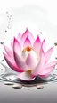 Placeholder: beautiful pink lotus flower in milk wave splash