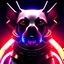 Placeholder: samurai Dog. ciberpunk. Artstation, Light Painting, Super-Resolution Microscopy 8K Phosphor Display, Ray Tracing Reflections, RGB Displacement, Glowing Edges, RTX