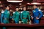 Placeholder: [Star Trek, drinking] a few engineers in underwear uniforms doing iconic advertisement for Saurian Brandy, Romulan Ale, Andorian ale and Bloodwine at the bar of the starship