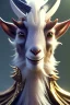 Placeholder: award winning portrait of a male elfin goat long black hair. character design by cory loftis, fenghua zhong, ryohei hase, ismail inceoglu and ruan jia. unreal engine 5, artistic lighting, highly detailed, photorealistic, fantasy