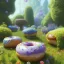 Placeholder: pixar style, volumetric summer garden environment and background, realistic painting of donuts, looking excited, volumetric lighting, dramatic lighting, detailed digital painting, extreme dense and fine fur, anime, ornate, colour-washed colors, elegant, small minutiae, tiny features, particulars, centered, smooth, sharp focus, renderman gofur render, 8k, uhd, detailed eyes, realistic shaded volumetric lighting, sunlight caustics, backlight, centered camera view