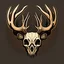 Placeholder: deer skull logo cartoon profile