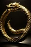 Placeholder: golden ouroboros