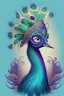 Placeholder: peacock avatar illustration