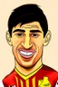 Placeholder: cartoonLuis Suarez Footballer