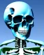 Placeholder: A realistic frozen skeleton