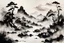 Placeholder: An interpretation of ink painting landscape painting.