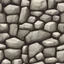 Placeholder: darkish milk white stone wall, indie game art