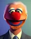 Placeholder: Waist up Portrait, joe Biden as muppet Sesame Street, Blue suit retro style, photo studio, unreal engine 5, concept art, art station, god lights, ray tracing, RTX, lumen lighting, ultra detail, volumetric lighting, 3d.