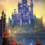 Placeholder: A magical canal city of wizards, witches and warlocks with a castle erin stead style