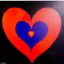 Placeholder: tetasdatia dark goth heart inifite symbol grafitti morphobic viral painting in the style of Wylie Beckert and Menri Shatise,centered, full