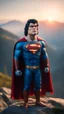 Placeholder: portrait of Superman with elvis wig as Vampire walrus in carpathians montains sun set ,bokeh like f/0.8, tilt-shift lens 8k, high detail, smooth render, down-light, unreal engine, prize winning