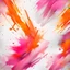 Placeholder: Hyper Realistic White, Orange & Pink Multicolored Grungy-Brush-Strokes-Background