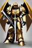 Placeholder: warhammer, space marine, lost legion, dragon legion, dragon warrior, fan art, dragon armor, dragon helmet, golden armor, armor with scale, second legion emblem, helmet details, bolter