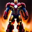 Placeholder: Ultra detailed fullbody Portrait in oil on canvas of War Machine (marvel) wearing Hulkbuster Armor,intense stare,extremely detailed digital painting, extremely detailed face,crystal clear Big eyes, mystical colors ,perfectly centered image, perfect composition, rim light, beautiful lighting,masterpiece,8k, stunning scene, raytracing, anatomically correct, in the style of robert e howard and Ken Kelley and Ohrai Noriyoshi and Simon Bisley and tomzj1