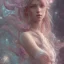 Placeholder: girl, fairy wings, cute, beautiful, long hair, pink hair, 8k resolution concept art portrait by Greg Rutkowski, Artgerm, WLOP, Alphonse Mucha dynamic lighting hyperdetailed intricately detailed Splash art trending on Artstation triadic colors Unreal Engine 5 volumetric lighting fairycore auroracore