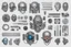 Placeholder: knolling cyborg head parts