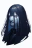Placeholder: This image depicts a lifelike caricature of a man with long hair. The man is the central figure in the picture, taking up most of the space, with his features and hair color against a white background. The image has an artistic style that leans toward abstraction, making it an interesting piece of art. The man's face is one of the most dominant aspects of this image. His facial features are emphasized, and a lot of character is shown, which is typical of anime drawings. This photo doesn't h