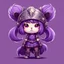 Placeholder: violet furball with a helm in twin-tails art style