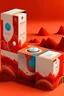 Placeholder: scinentific and exploration packageing Box desig for skin care inspaired of Mars planet