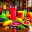 Placeholder: A juice produce . 8K . REALISTIC .HIGH RESLOLUTION...V4..AR 2.3Social media ad post for fast food restaurent r...