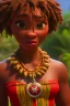 Placeholder: A photo taken from an african village "captain america", <character or scene>, kente, cinematic lighting --v 4 --q 2