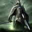 Placeholder: Elden Ring Tarnished Wallpaper with sword and armor, lord of the rings eye of sauron