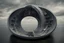 Placeholder: a little building in twelve-section torus,sea,grey panel,floating