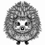 Placeholder: Hedgehog, mandala, minimal lines, cartoon, white back ground color, real style, realistic, minimalistic, minimal black line art, line art, crisp line art, unique coloring sheet, outlined, outline, crisp, crisp line edges, illustration, thin lines, crisp clear lines, line art, clean line art, unique, 8k, amazing, masterpiece, no colors, no dark color, no black color, avoid thick black, minimalistic line edges, pure white back ground, image character full fit to page,