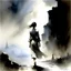 Placeholder: WOMAN WALKING. Thomas Wells Schaller