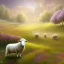 Placeholder: sheep wandering in a field of flowers