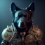 Placeholder: black dog, steampunk, unreal 5, octane render, cinema4d, dynamic lighting, dramatic lighting, 4k, redshift render, highly detailed, hyper realistic