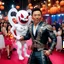 Placeholder: Donnie Yen as cupid in a halloween party in hong kong